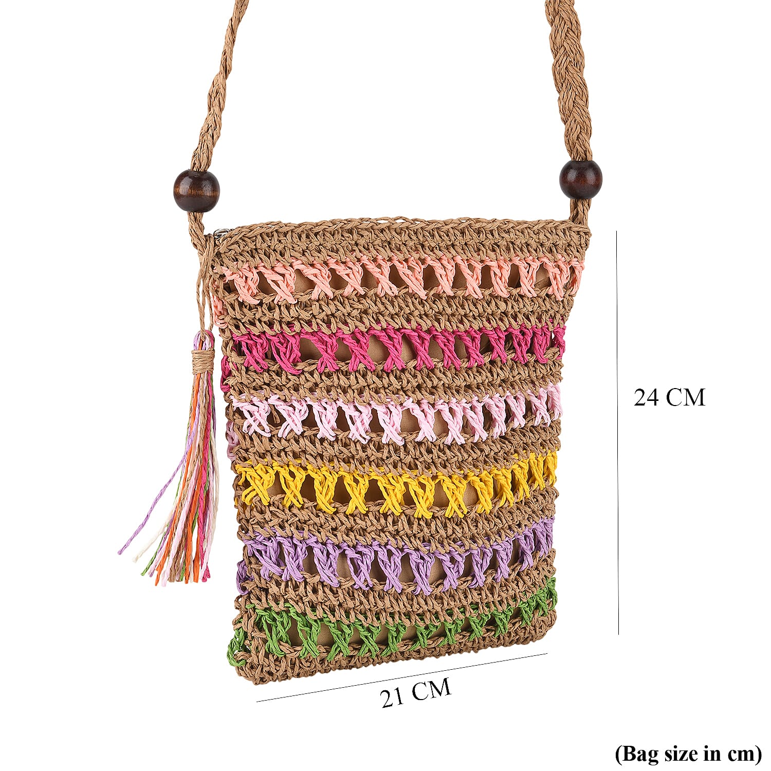 Crossbody Bag (Size - One Size) - Khaki