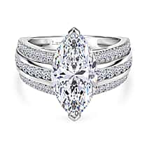 LUXURIANT 5 Ct. Lab Grown Diamond Solitaire Ring in 950 Platinum IGI Certified (VS-E-F)