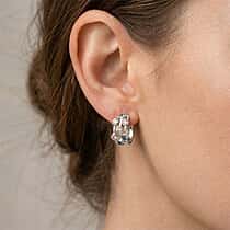 The Effervescent Watercolour Diamond Bubble Earrings Set with 2.00cts of Si Clarity Lab Grown Yellow, Pink, White, Green & Blue Diamonds