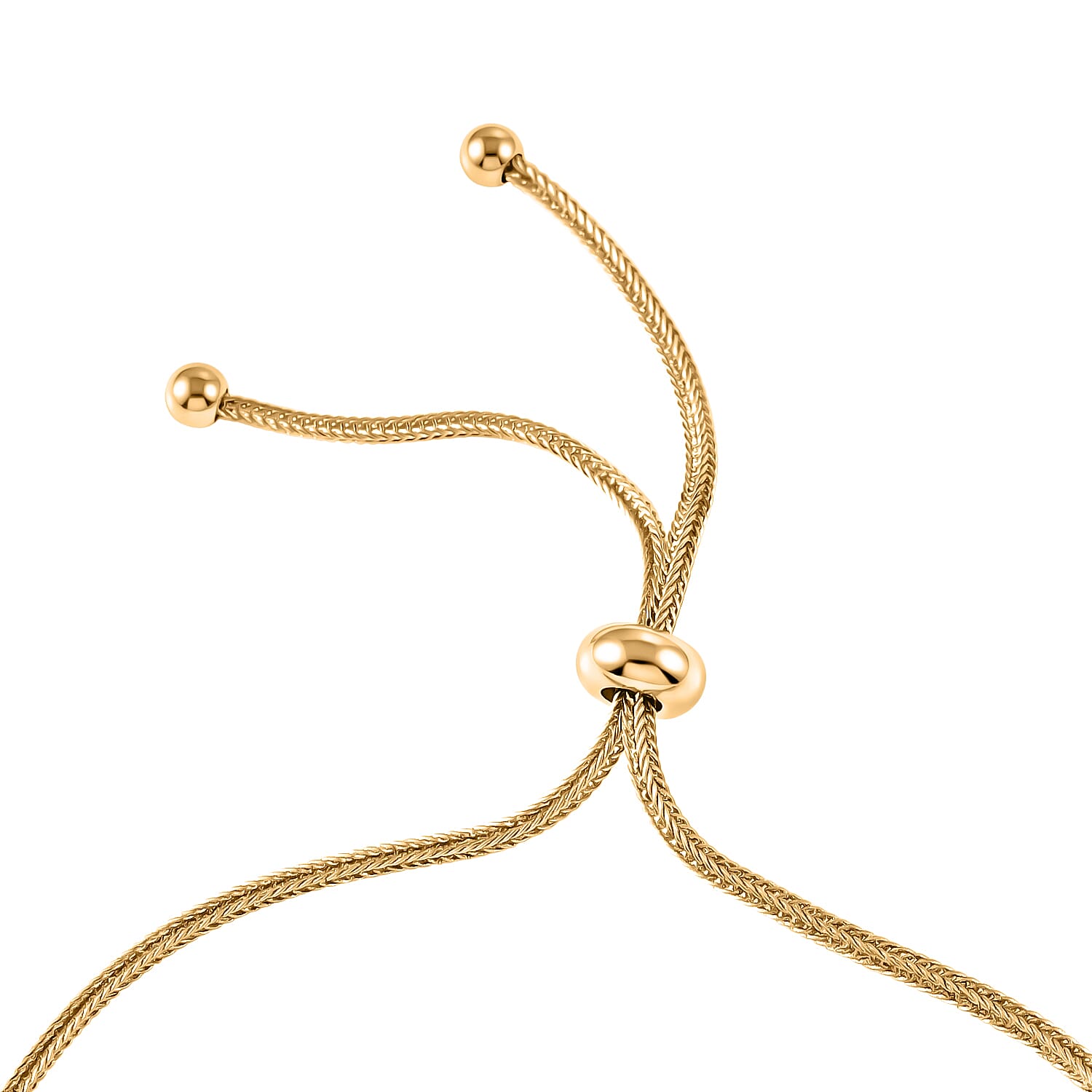 African Ruby Linking Bracelet (Size - 10.5) in Yellow Gold Tone 4.91 Ct.