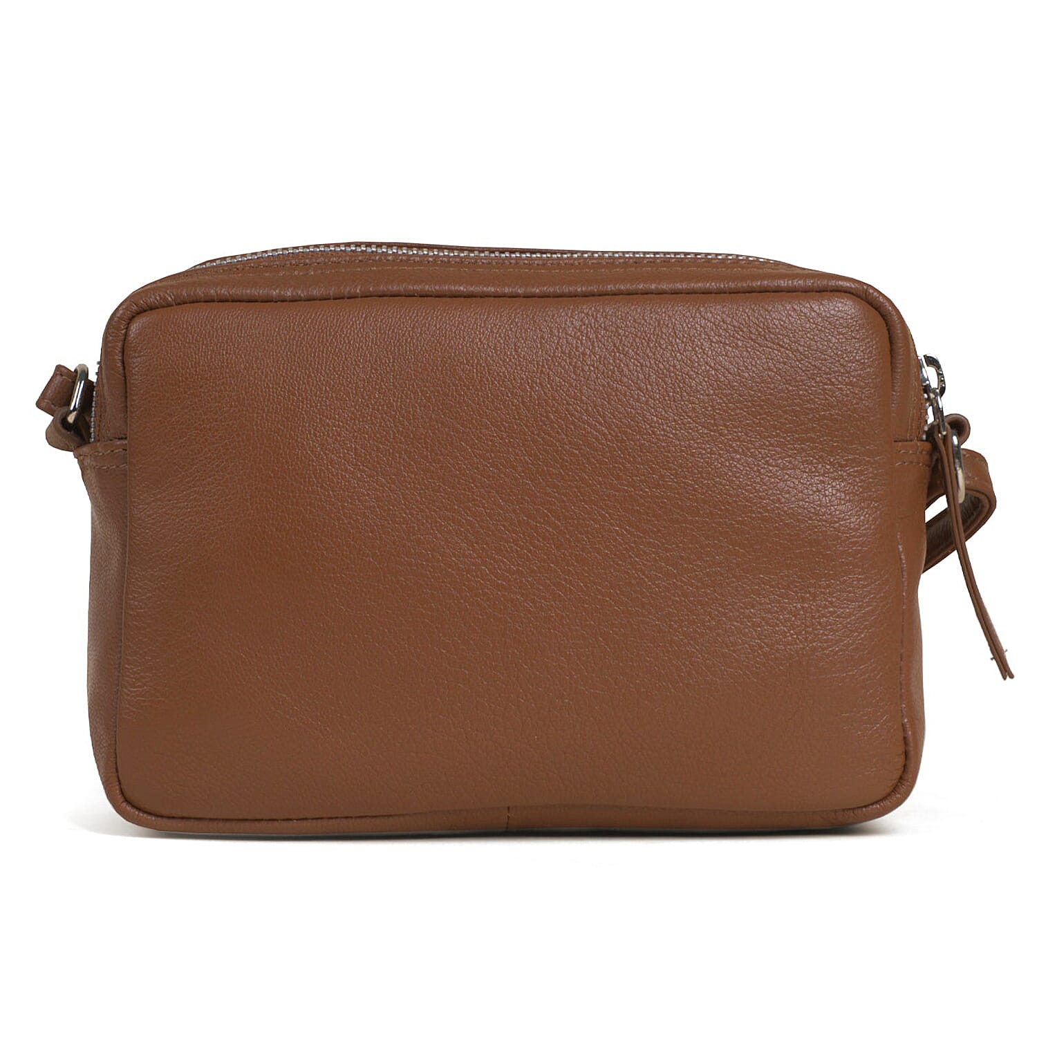 Assots London Avon Tan Soft Nappa Full Grain Real Leather Crossbody Bag