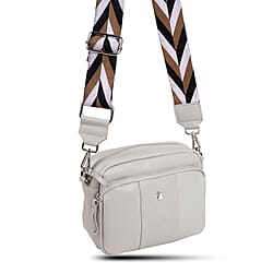 Assots 'Kew' Soft Nappa Genuine Leather Crossbody Bag - Black