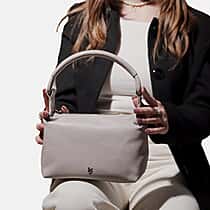 Assots 'City Bag' Soft Pebble Genuine Leather Shoulder Bag