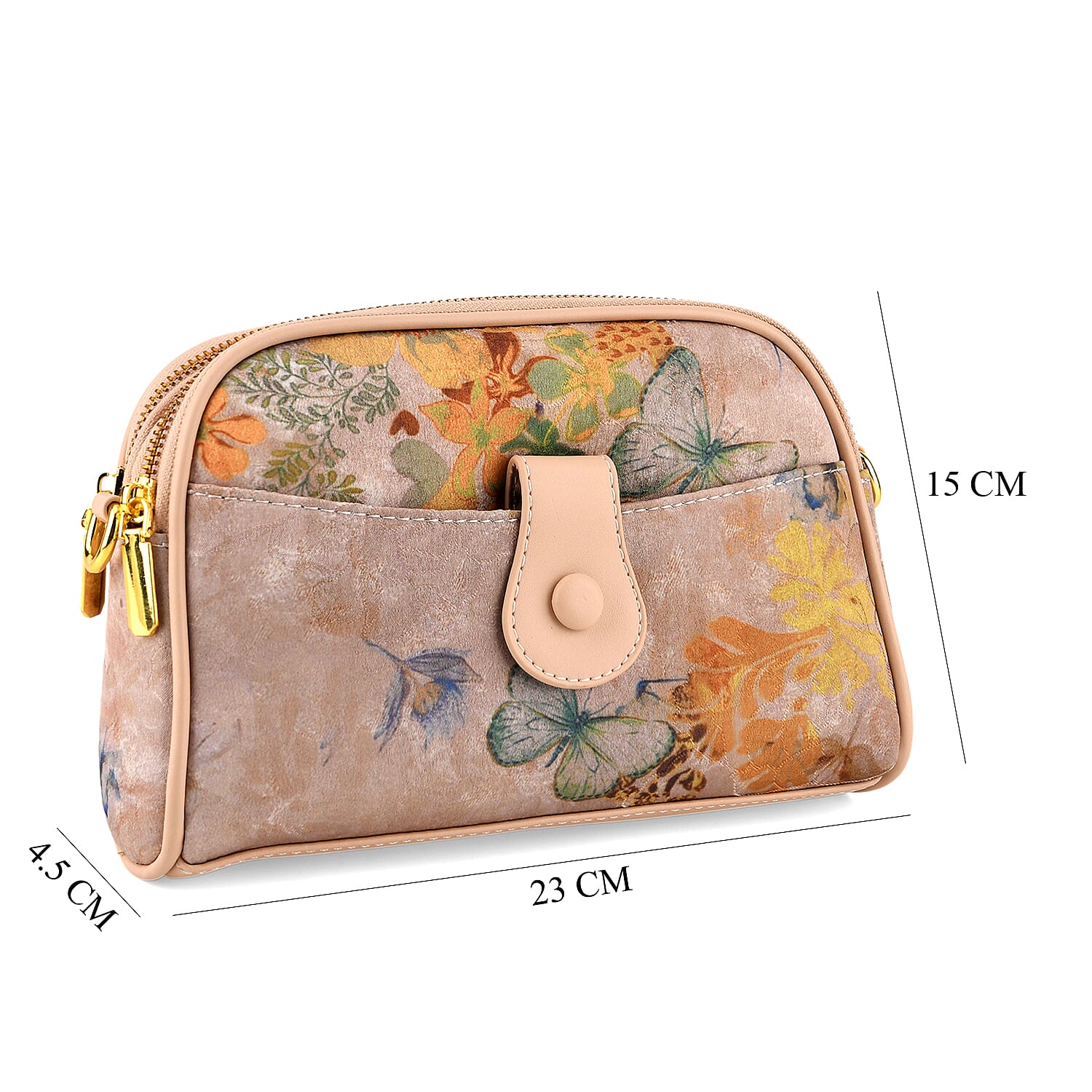 Crossbody Bag (Size - One Size) - Dark Gold