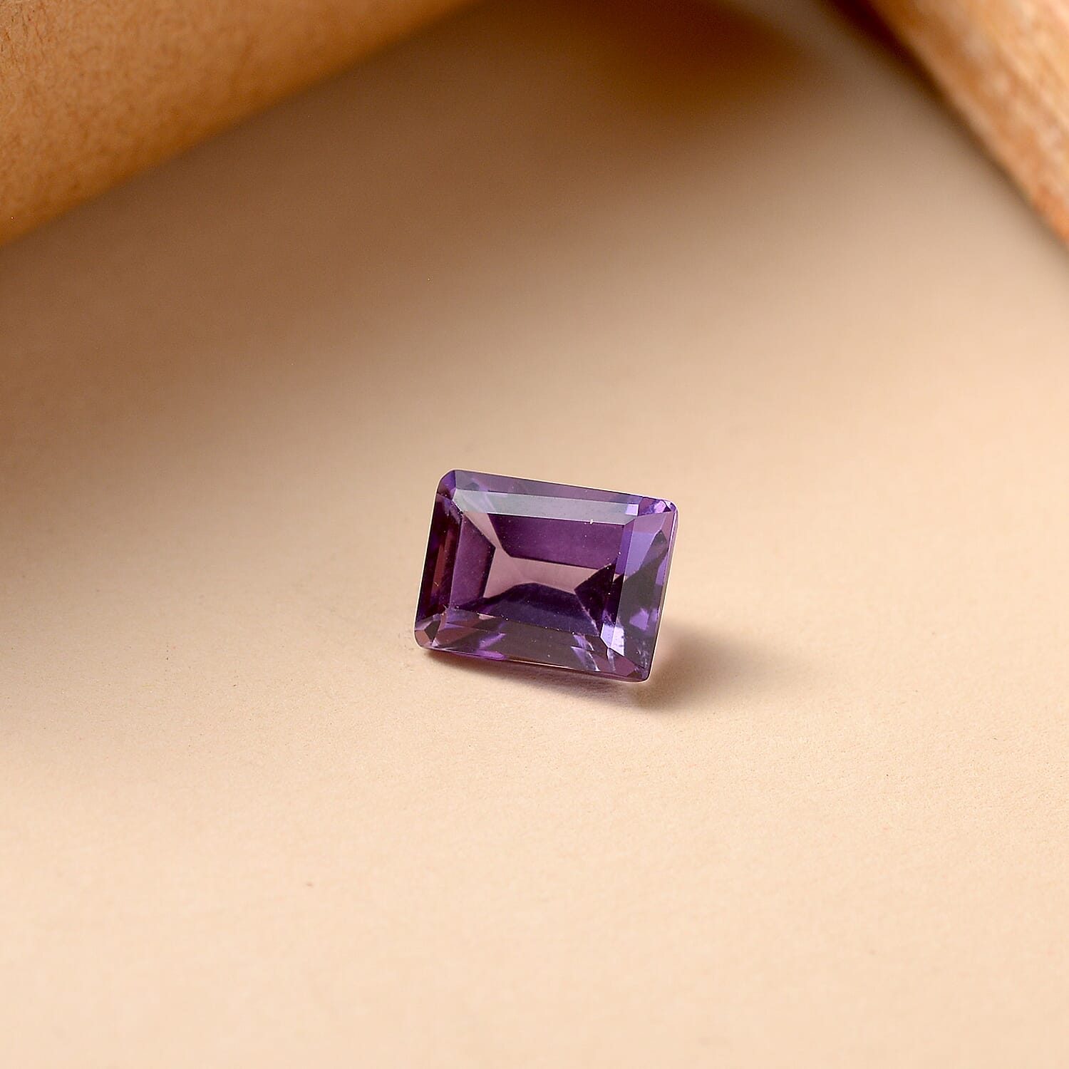 African Amethyst Octagon 8X6 mm Gemstone, 1.81 Ct