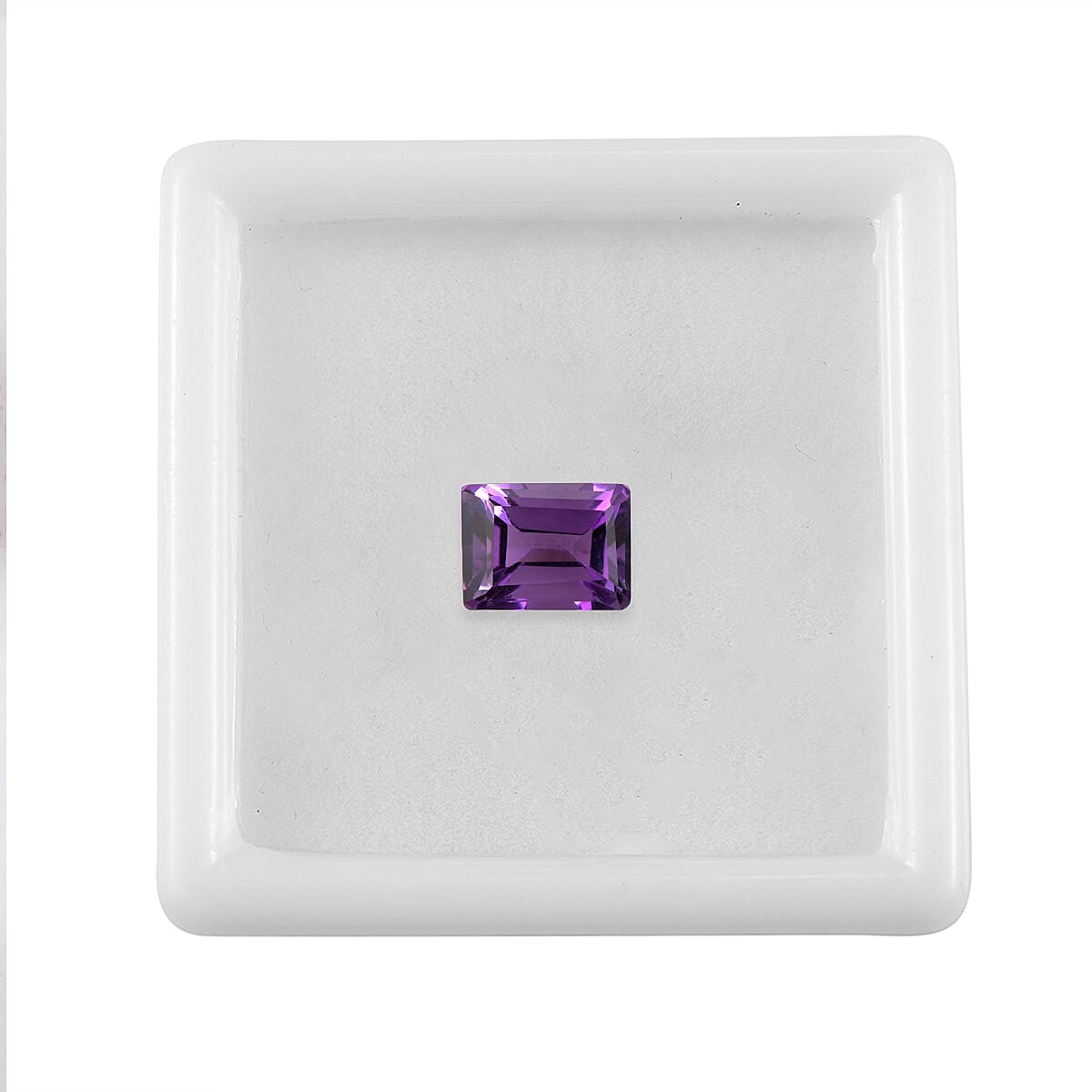 African Amethyst Octagon 8X6 mm Gemstone, 1.81 Ct