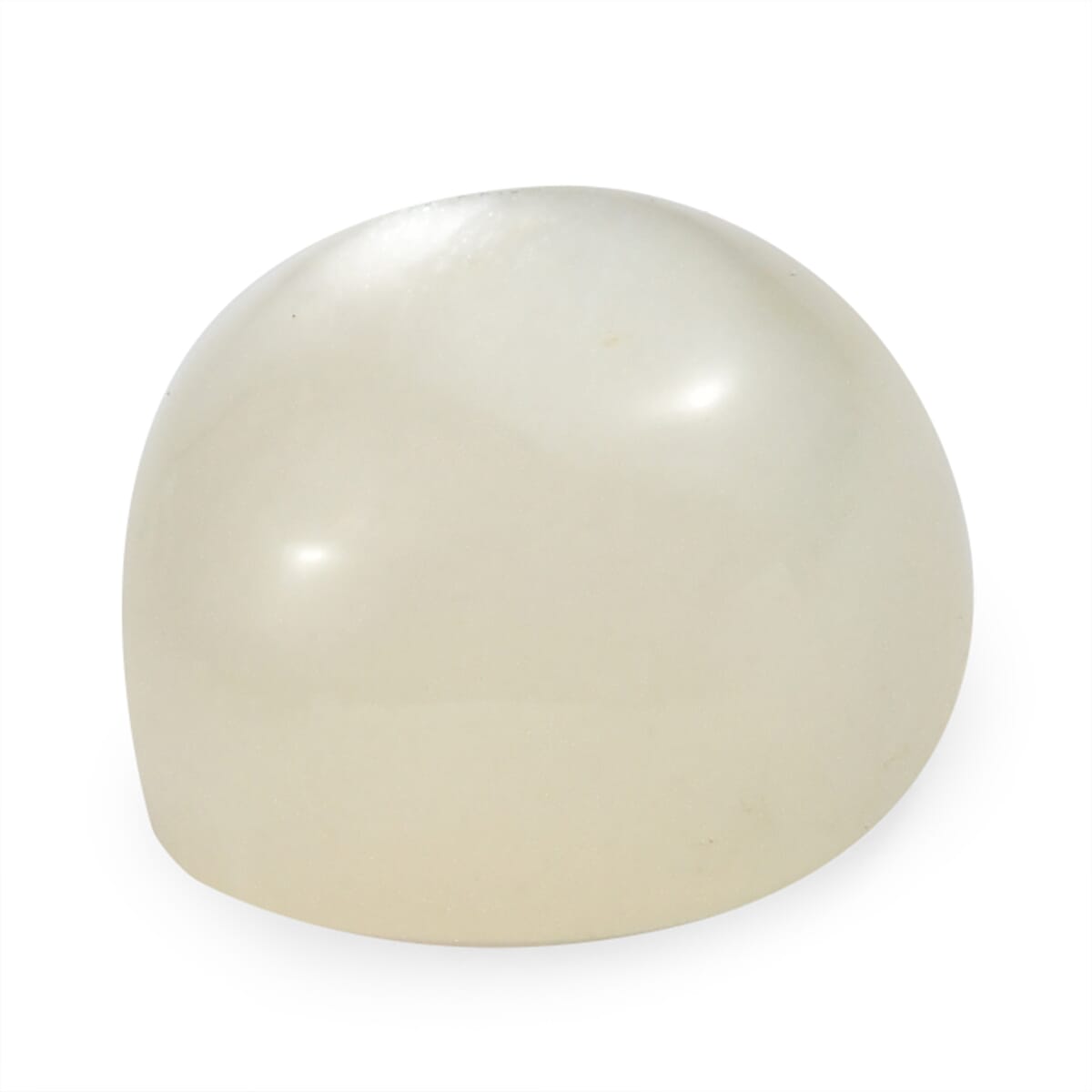 Set Of 3 White Moonstone Cushion Cut 6X6 mm Gemstone, 3.51 Ct