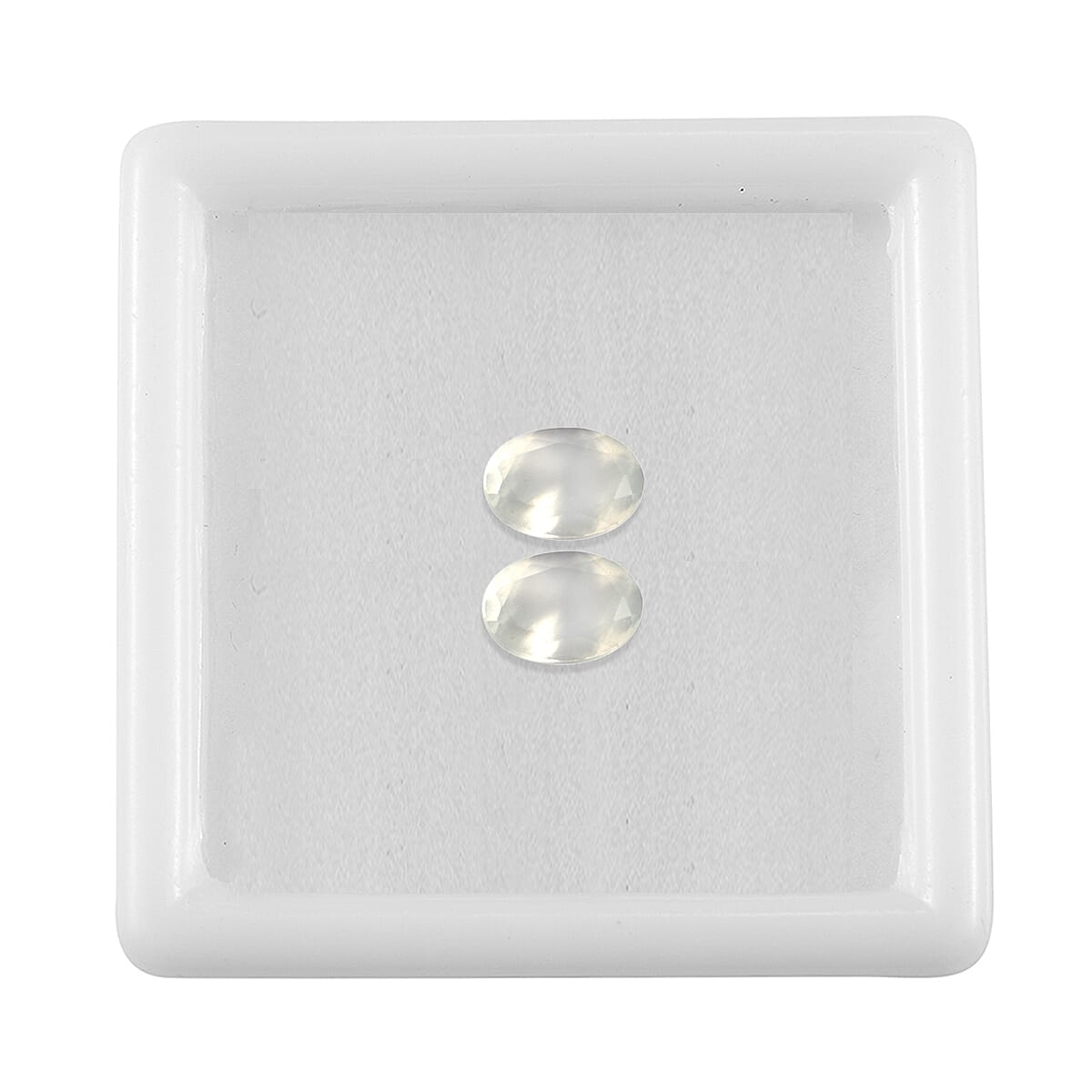 White Moonstone Oval Cut Cut 7X5 mm Gemstone, 1.38 Ct