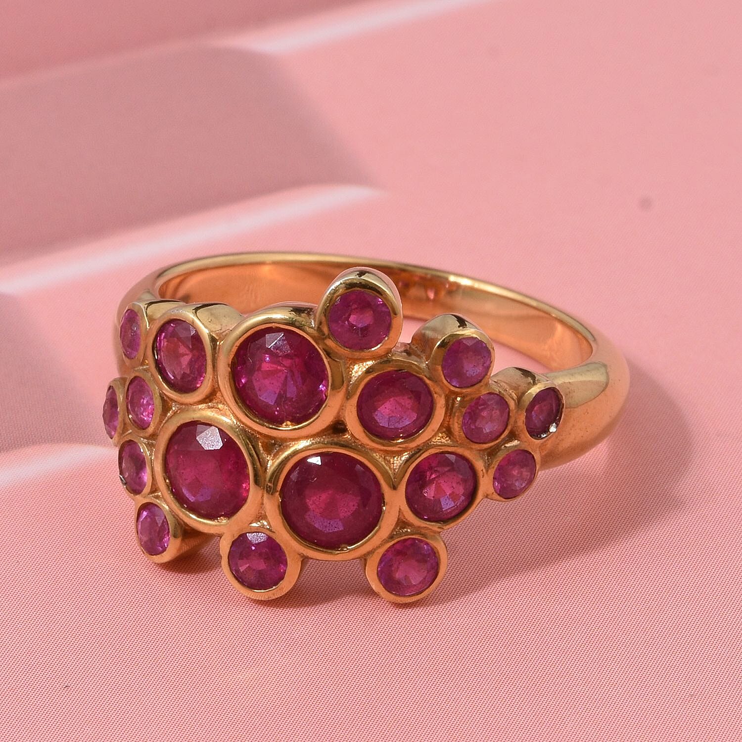 D'Joy African Ruby Ring Sterling Silver  2.570  Ct.