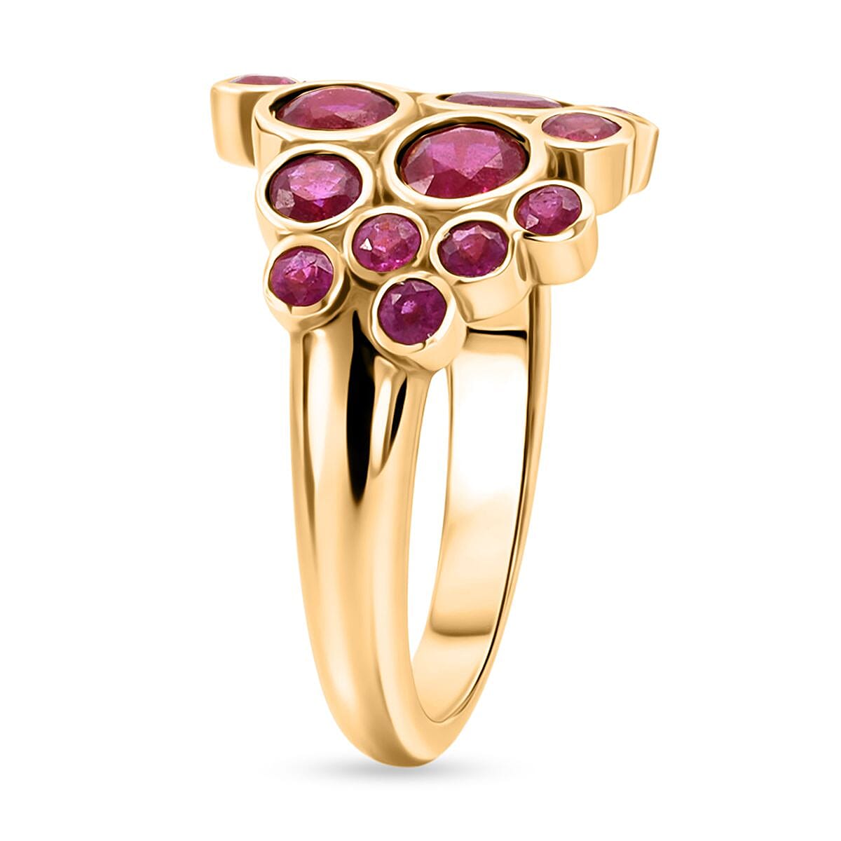 D'Joy African Ruby Ring Sterling Silver  2.570  Ct.