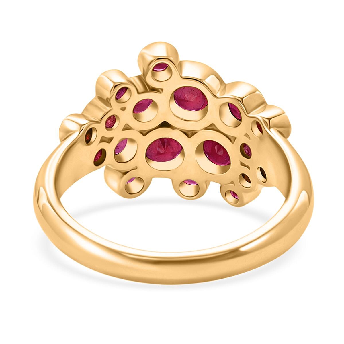 D'Joy African Ruby Ring Sterling Silver  2.570  Ct.