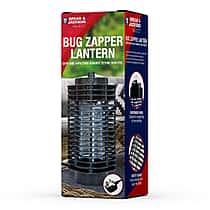 Spear & Jackson UV Lantern Poison Free & Insect Killer Bug Zapper, UV Light Lamp, Kills Flies, Midges and Mosquitoes