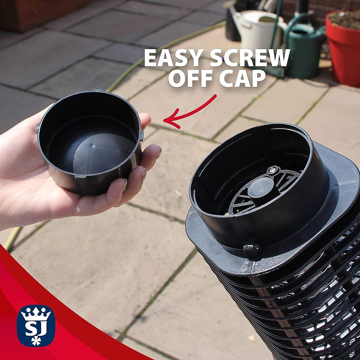 Spear & Jackson UV Lantern Poison Free & Insect Killer Bug Zapper, UV Light Lamp, Kills Flies, Midges and Mosquitoes