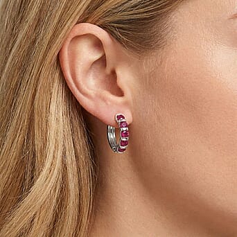 https://tjcuk.sirv.com/Products/85/0/8502268/D-Joy-African-Ruby-Earring-with-Hoop-in-Rhodium-Overlay-Sterling-Silve_8502268_2.jpg?w=342&h=342