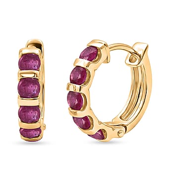 https://tjcuk.sirv.com/Products/85/0/8502453/D-Joy-African-Ruby-Hoop-Earring-in-Yellow-Gold-Plated-Sterling-Silver-_8502453.jpg?w=342&h=342