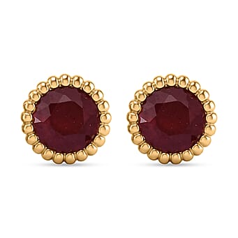 https://tjcuk.sirv.com/Products/85/0/8502459/D-Joy-African-Ruby-Earring-with-Push-Back-in-Yellow-Gold-Plated-Sterli_8502459.jpg?w=342&h=342
