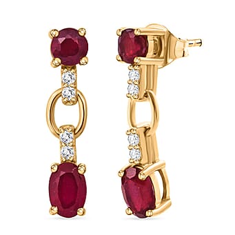 https://tjcuk.sirv.com/Products/85/0/8502462/D-Joy-African-Ruby-White-Zircon-Link-Drop-Stud-Earring-with-Push-Back-_8502462.jpg?w=342&h=342