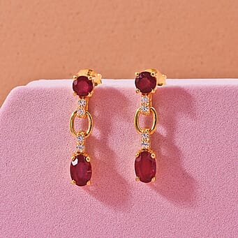 https://tjcuk.sirv.com/Products/85/0/8502462/D-Joy-African-Ruby-White-Zircon-Link-Drop-Stud-Earring-with-Push-Back-_8502462_1.jpg?w=342&h=342
