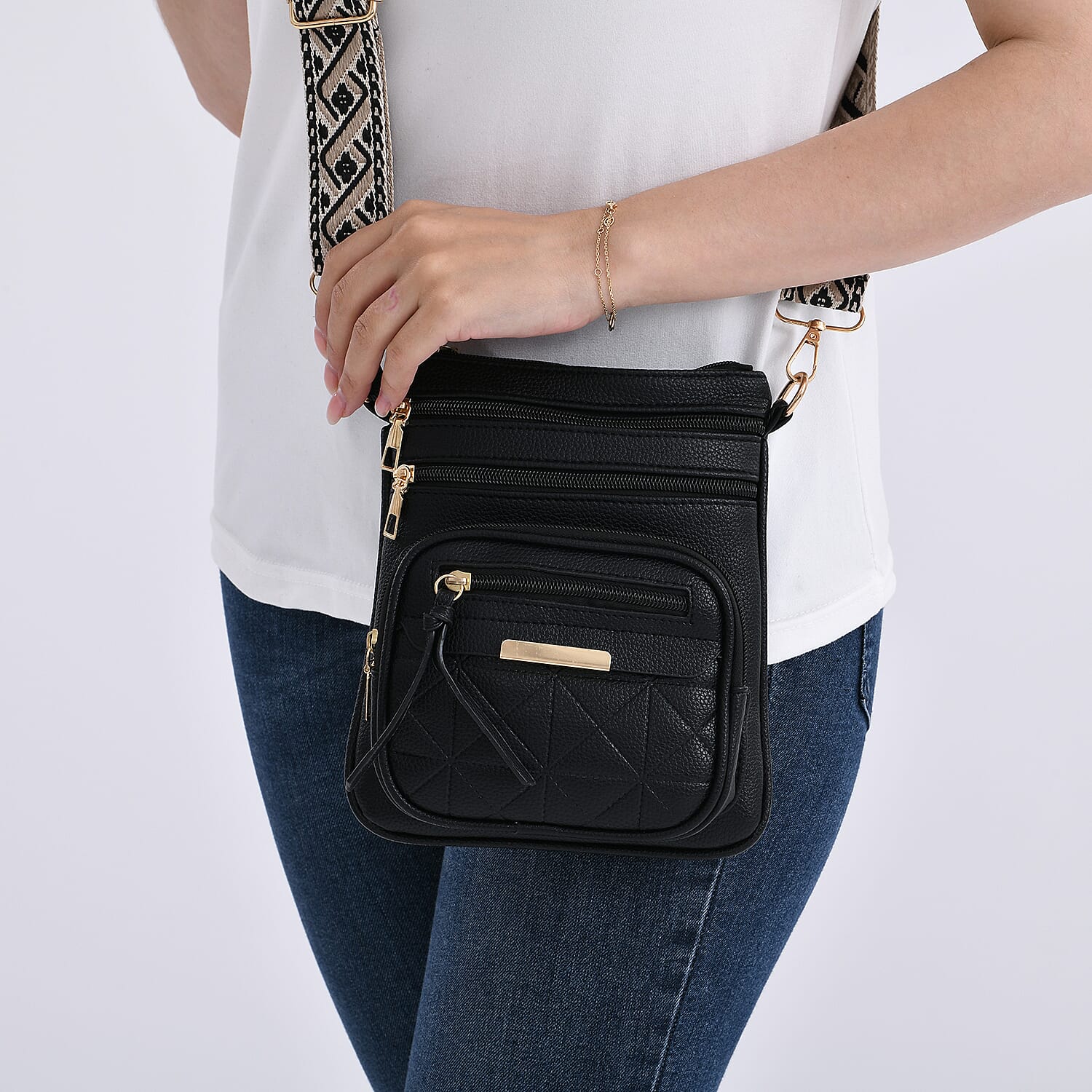 Crossbody Bag (Size - One Size) - Black