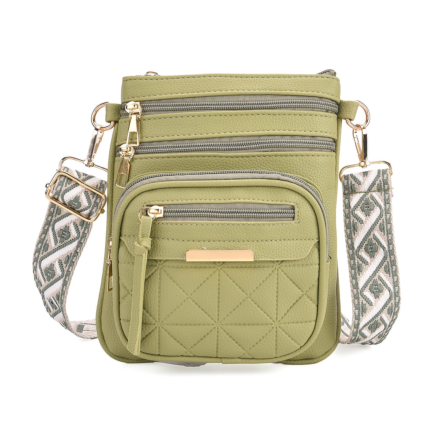 Crossbody Bag (Size - One Size) - Dark Green