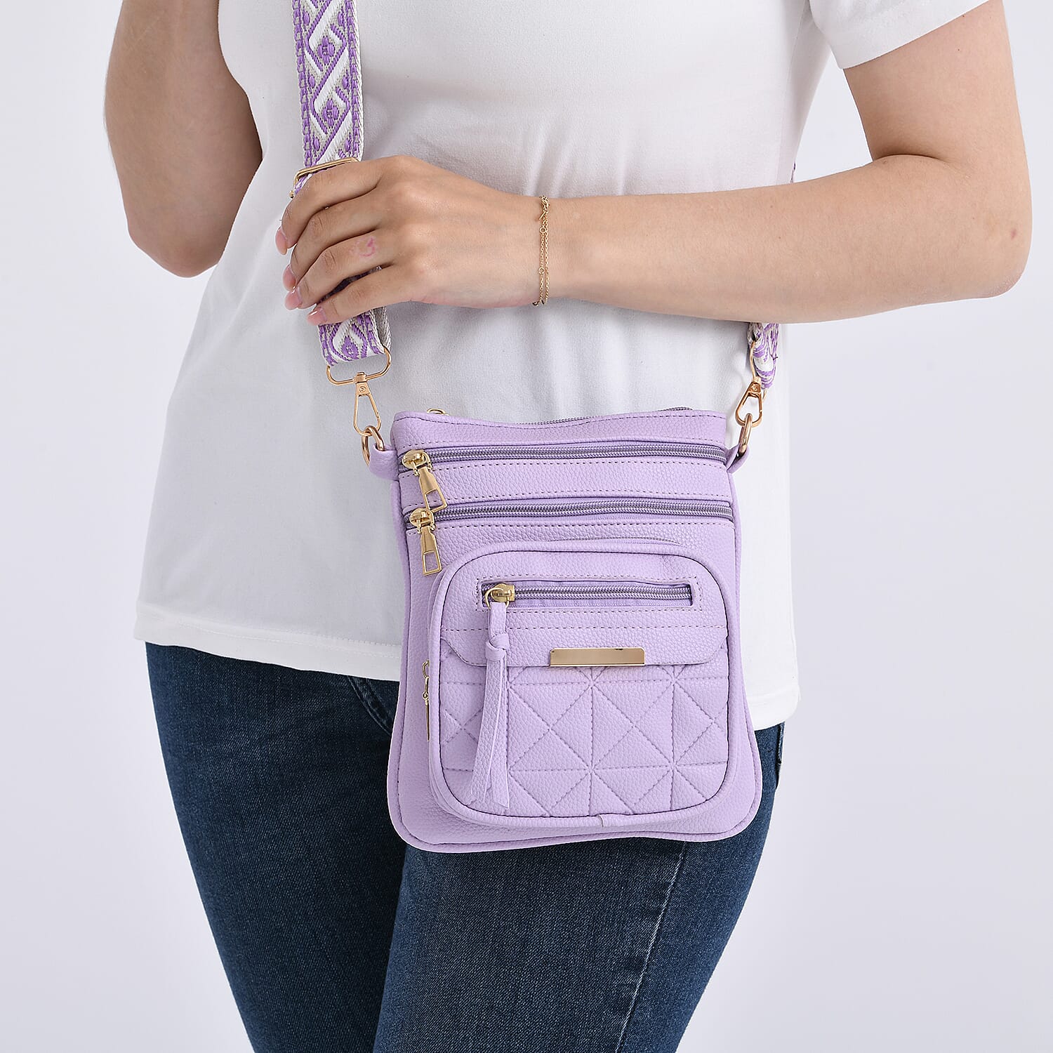 Crossbody Bag (Size - One Size) - Purple