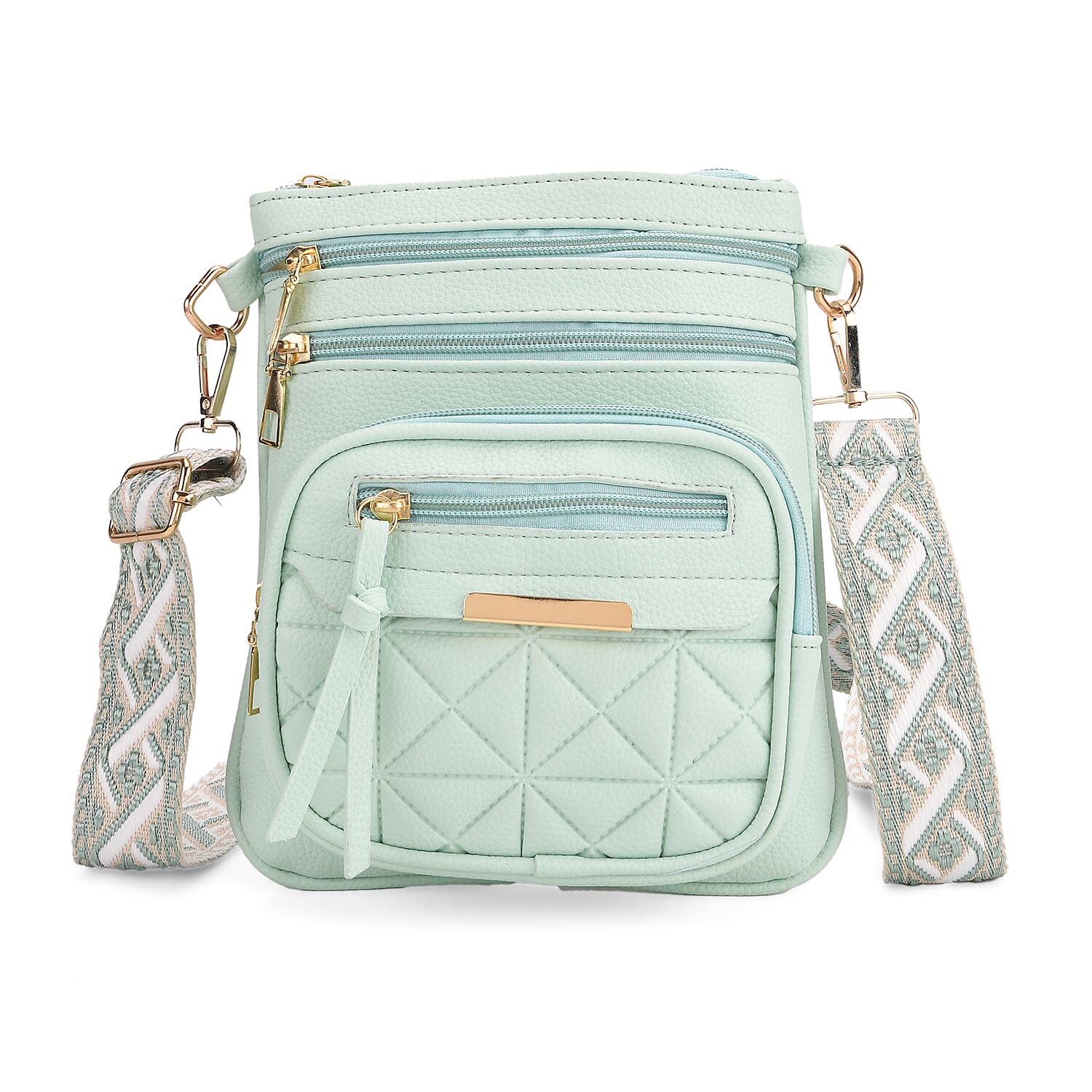 Crossbody Bag (Size - One Size) - Mint Green