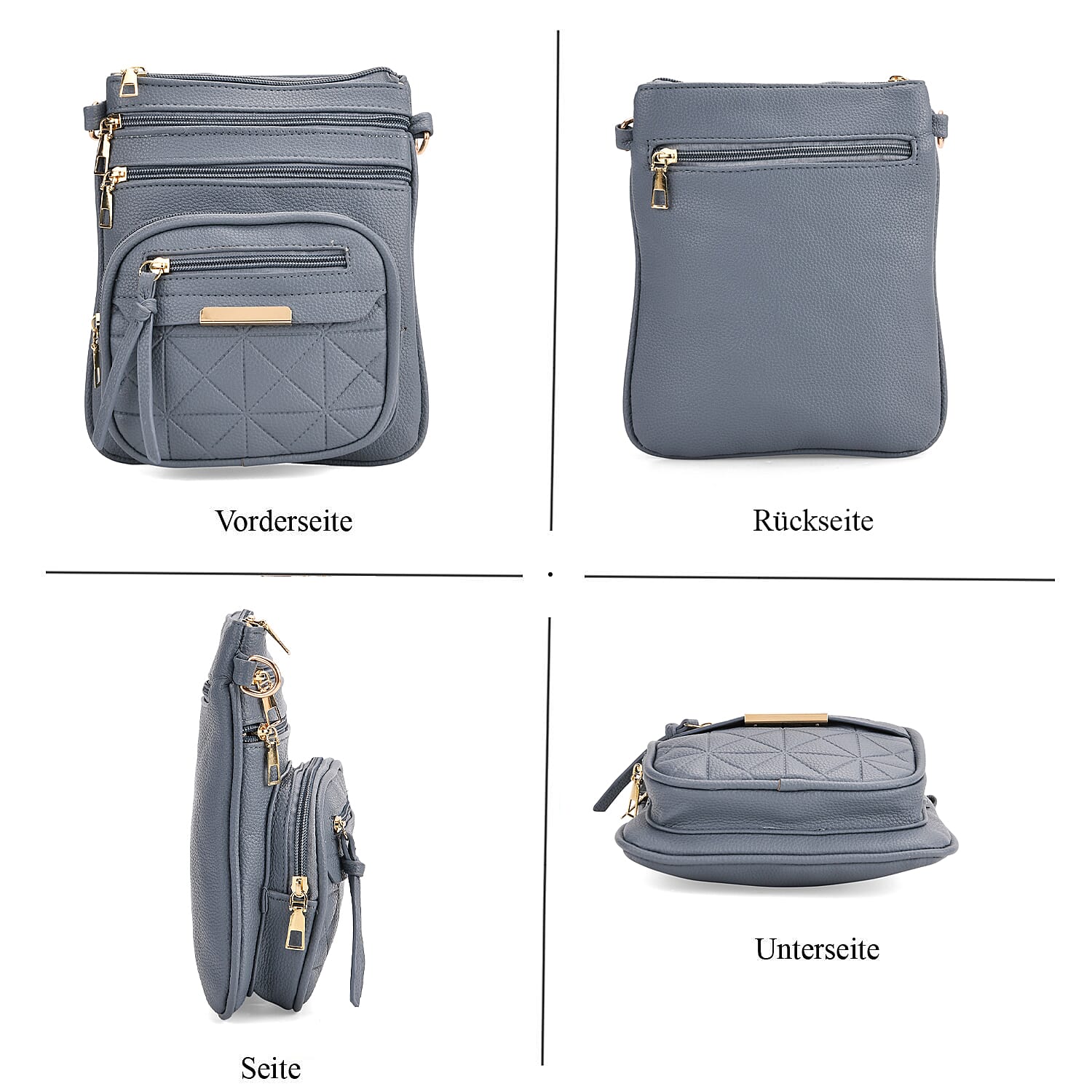 Crossbody Bag (Size - One Size) - Blue