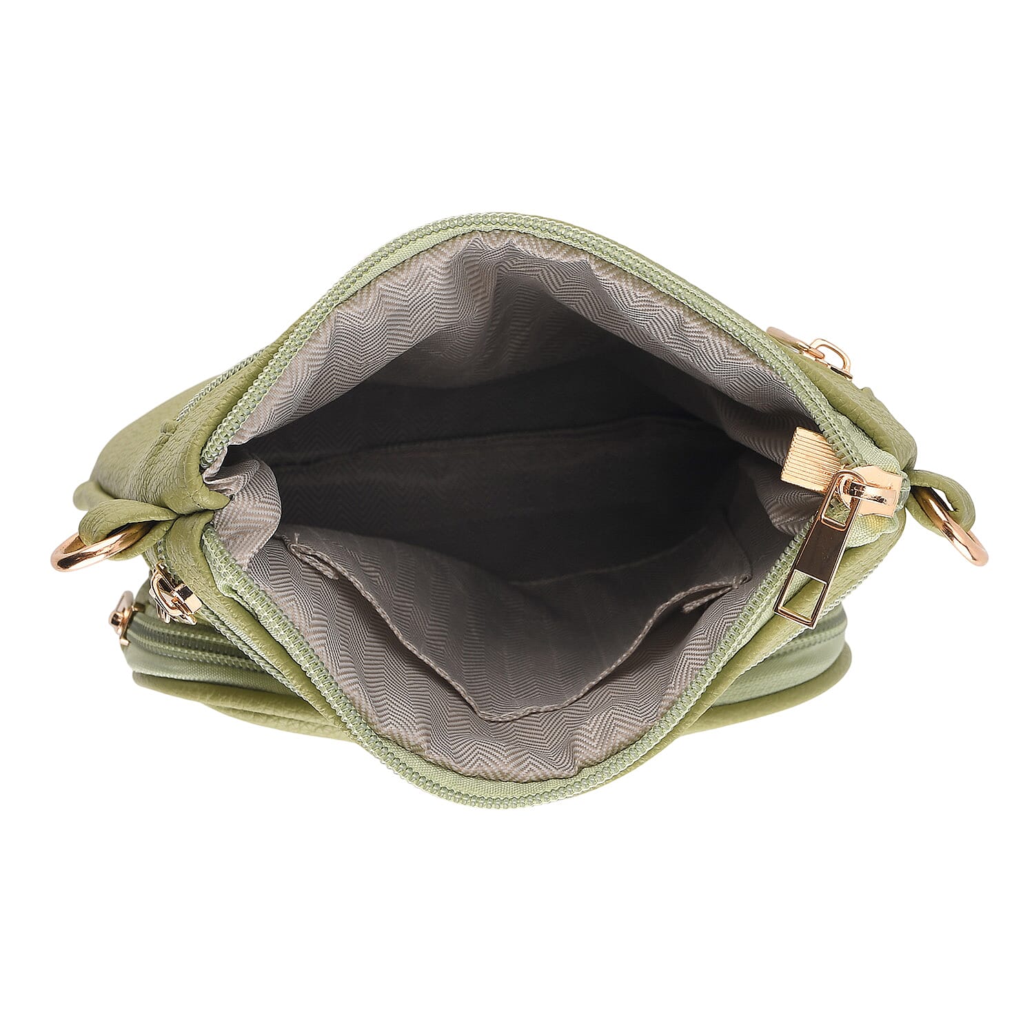 Webbing Strap Sling Phone Bag - Green