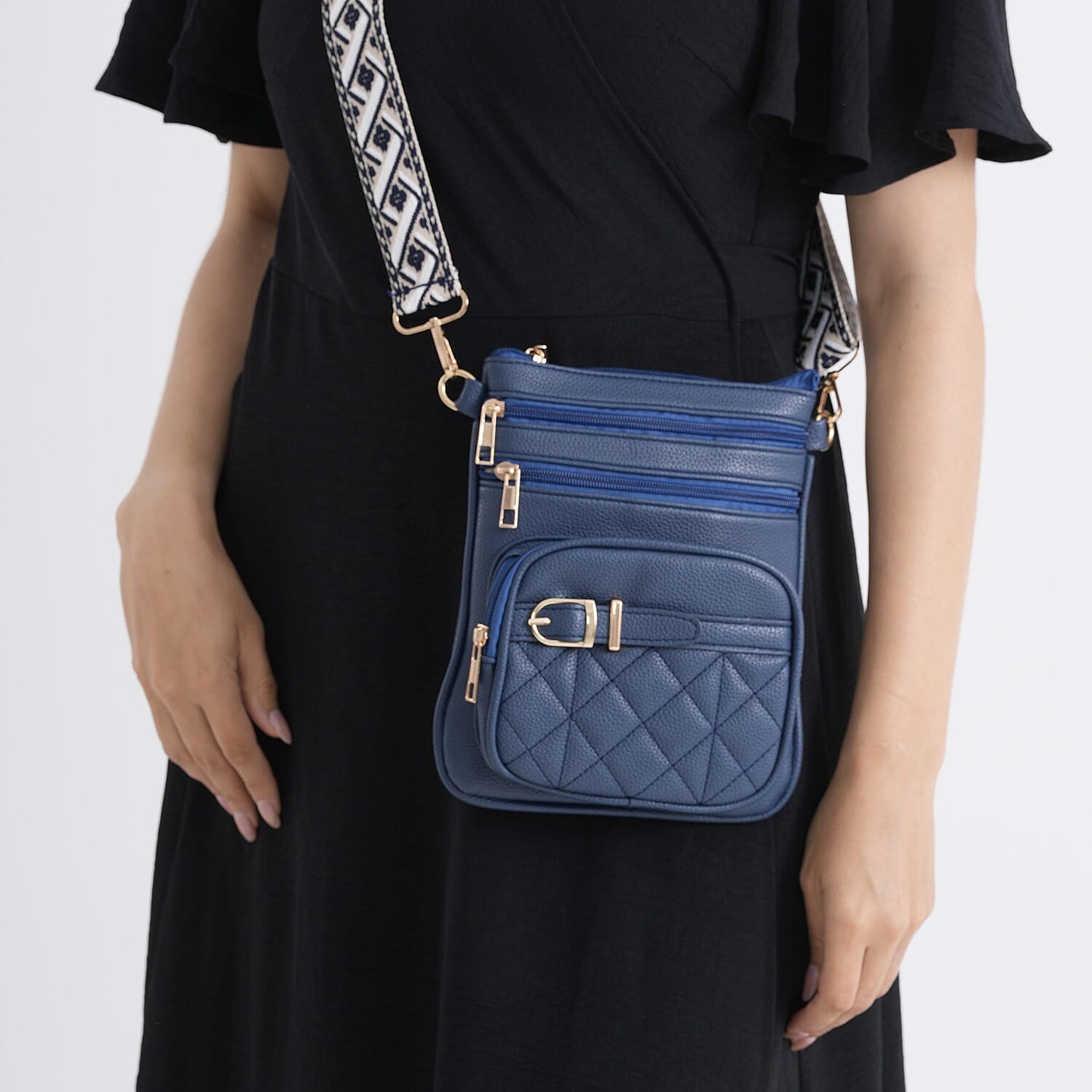 Crossbody Bag (Size - One Size) - Navy