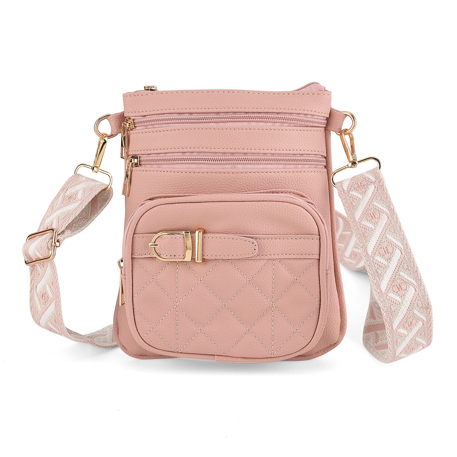 Crossbody Bag (Size - One Size) - Pink