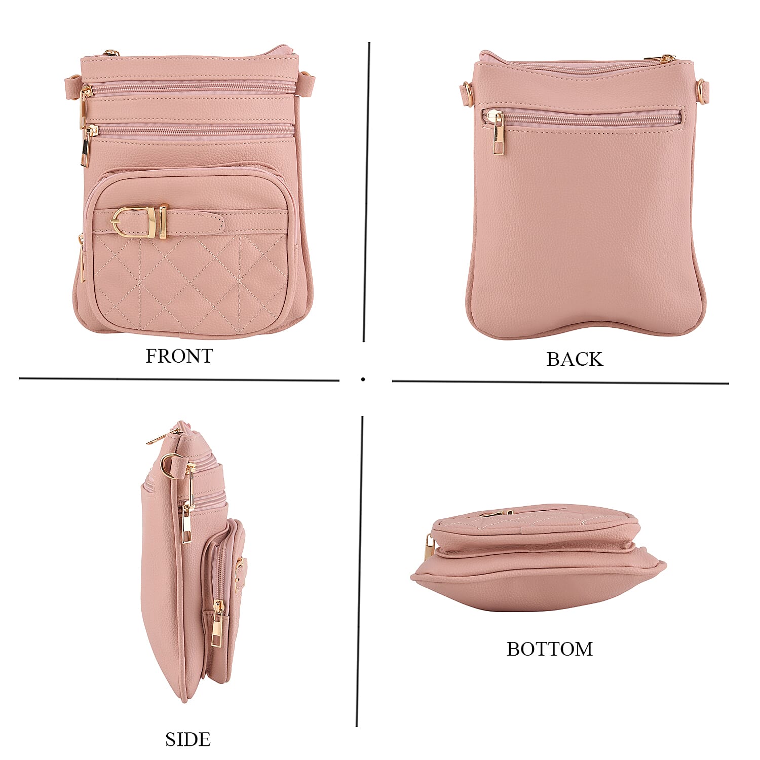 Crossbody Bag (Size - One Size) - Pink