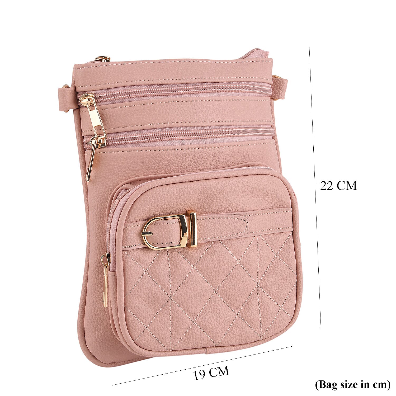 Crossbody Bag (Size - One Size) - Pink