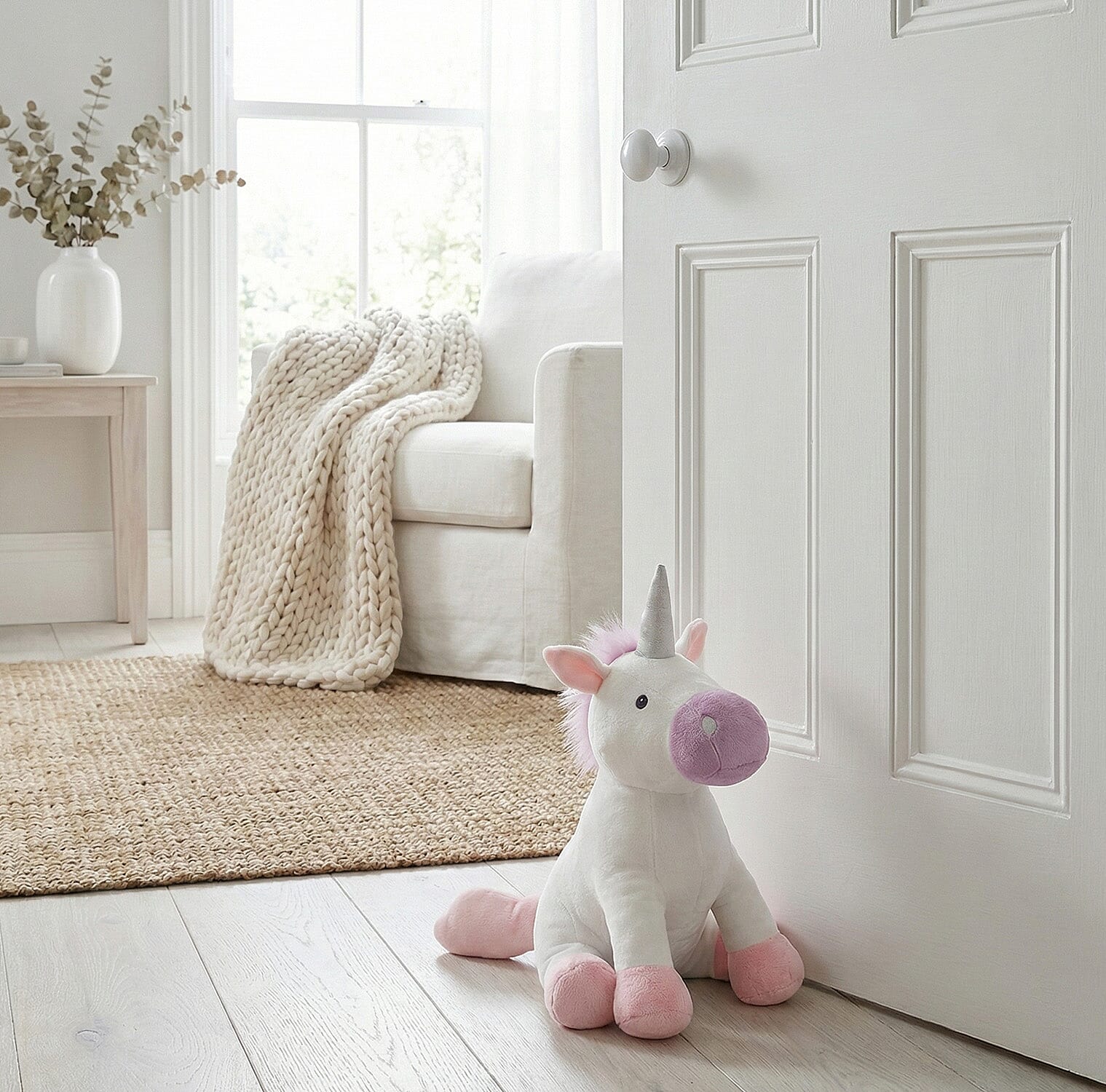 Unicorn Weighted Door Stop (25cm) - Pink