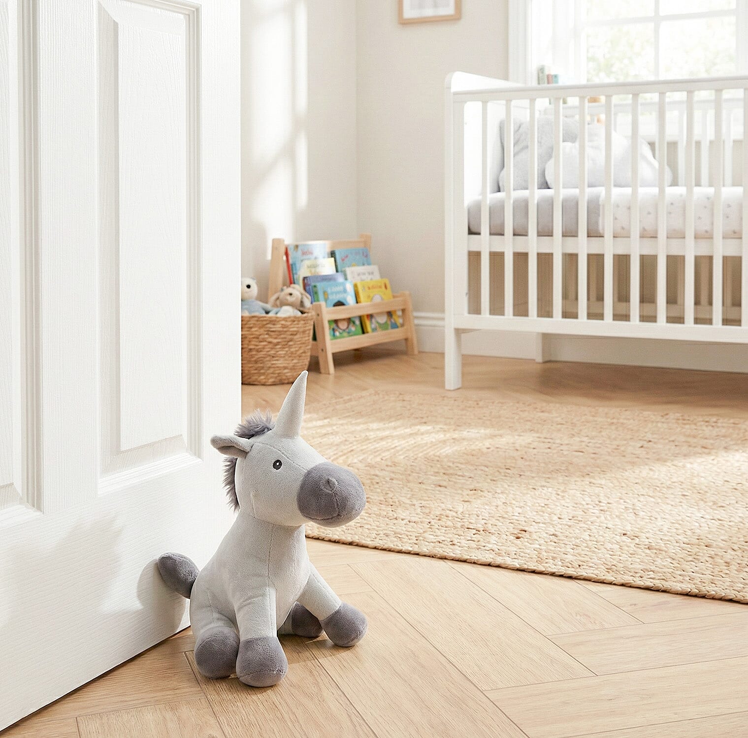 Unicorn Weighted Door Stop (25cm) - Grey