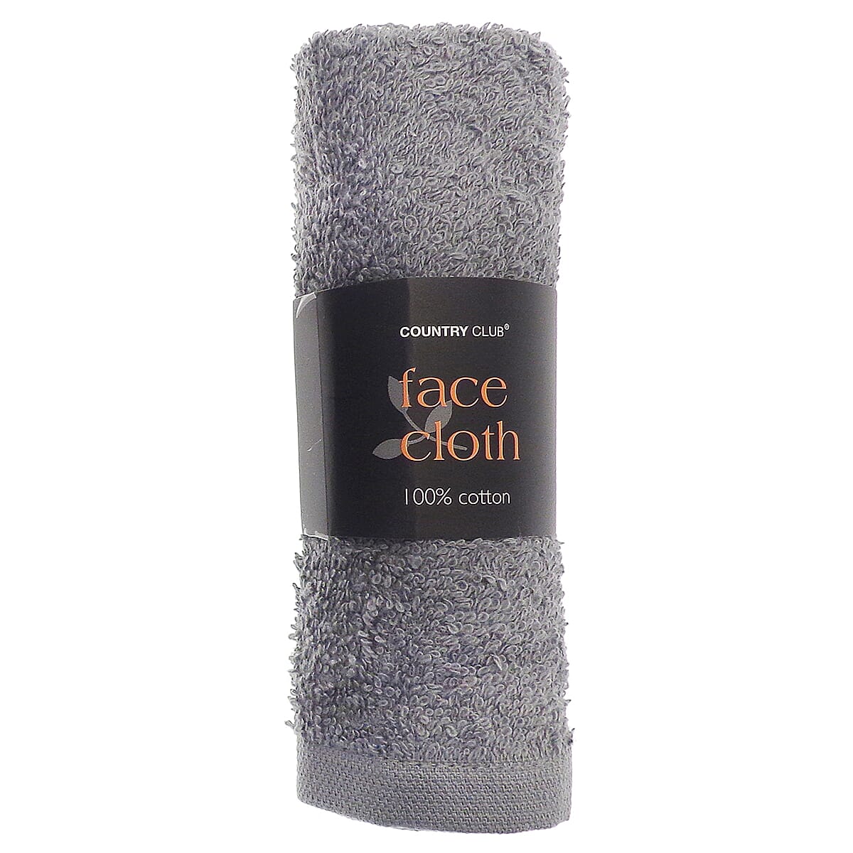 Premium 100% Cotton Face Cloth (30 x 30 cm) - Grey