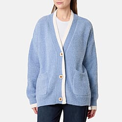 Wildflower Cosy Knit Contrast Pocket Cardigan