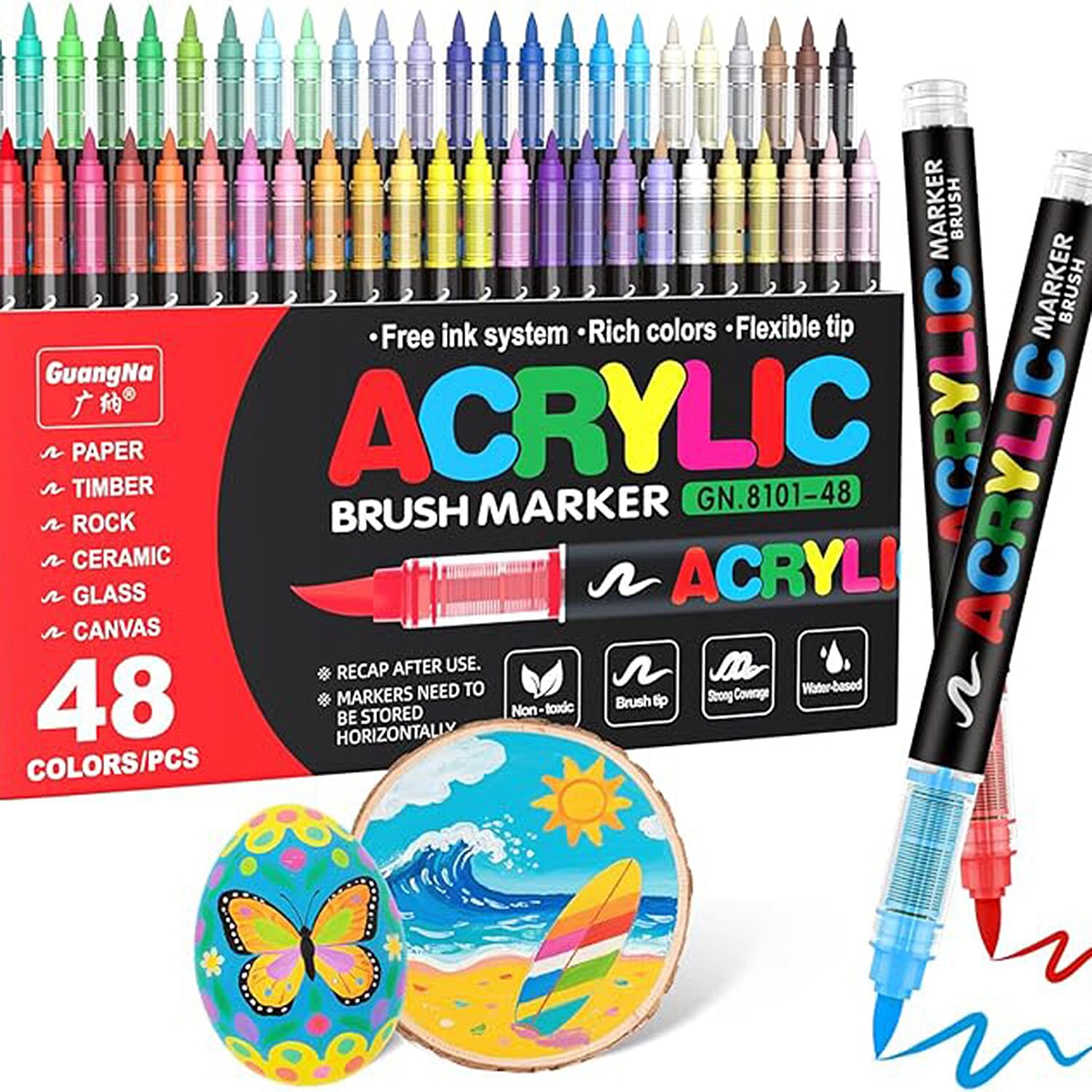 Pack of 48 Acralic Colour Set