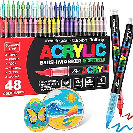 Pack of 48 Acralic Colour Set