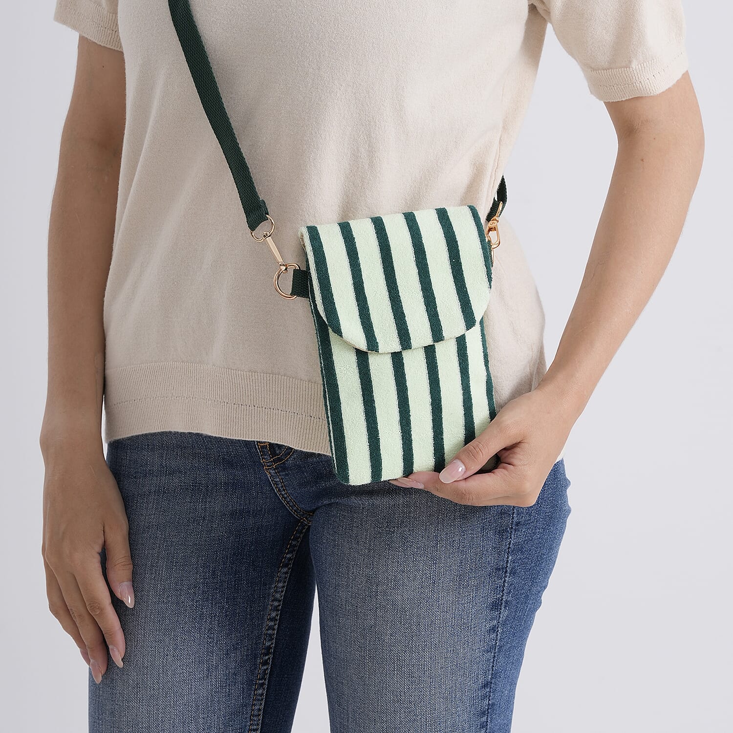 Crossbody Bag (Size - One Size) - Light Green
