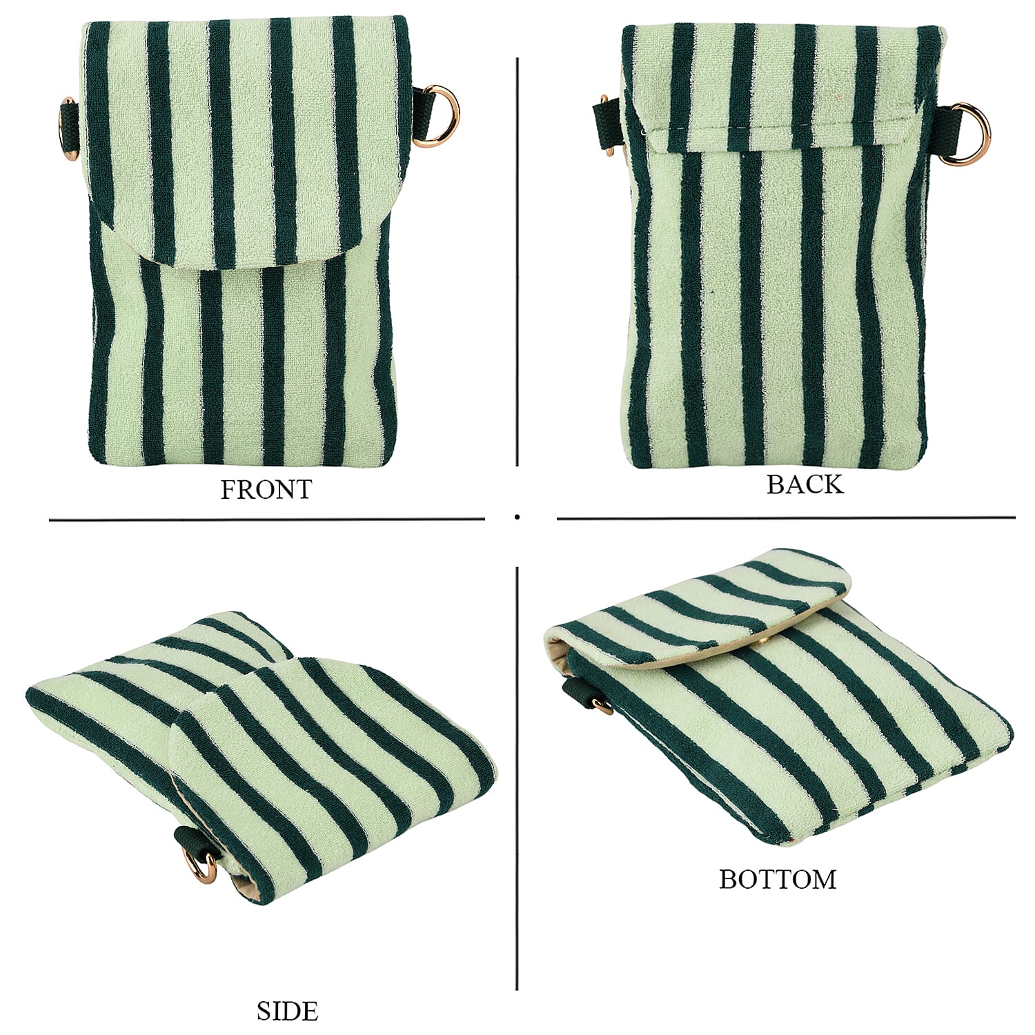 Crossbody Bag (Size - One Size) - Light Green