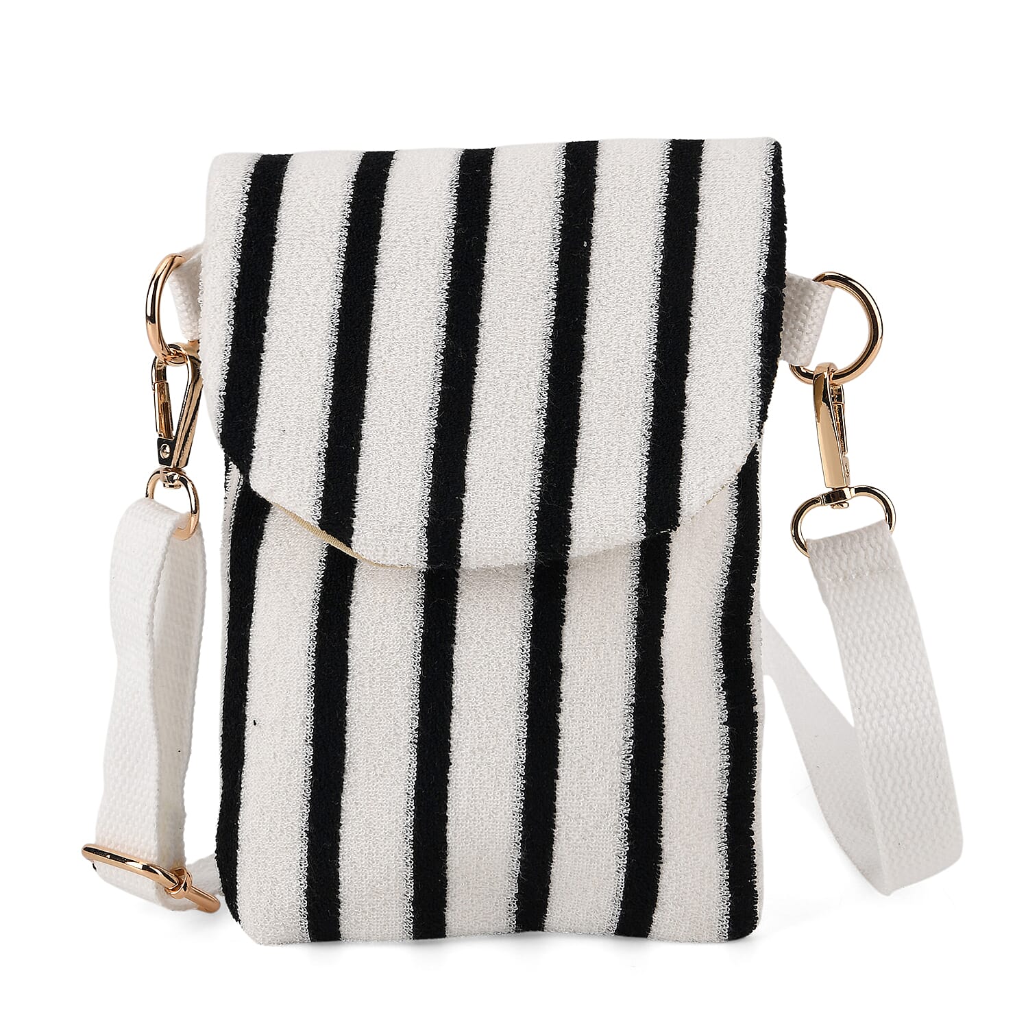 Crossbody Bag (Size - One Size) - White Black