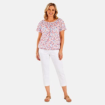 https://tjcuk.sirv.com/Products/85/0/8503347/Pure-And-Natural-Elasticated-Neck-Top-Size-L-16-to-18-Peach_8503347.jpg?w=342&h=342