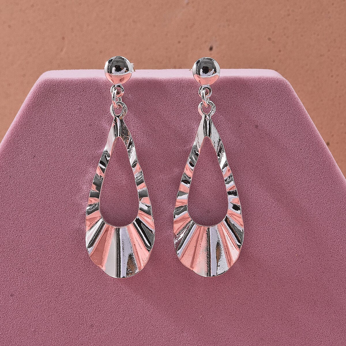Close Out Deal - Sterling Silver Dangle Earring with Push Back