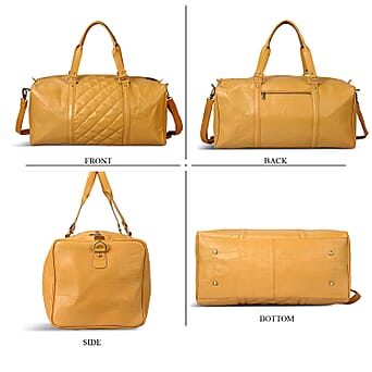 https://tjcuk.sirv.com/Products/85/0/8503589/Valissiere-Leather-Patterned-Travel-Bag-Size-51x25x25-Mustard_8503589_3.jpg?w=342&h=342