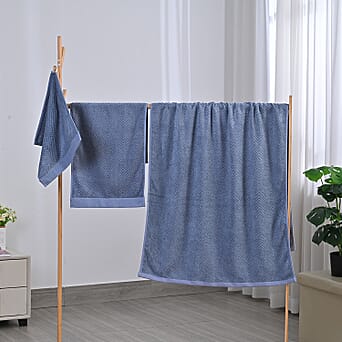 https://tjcuk.sirv.com/Products/85/0/8503652/LIVMORE-Bamboo-Patterned-Towel-Size-33x1-cm-Blue-Pink_8503652_1.jpg?w=342&h=342