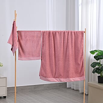 https://tjcuk.sirv.com/Products/85/0/8503684/LIVMORE-Bamboo-Patterned-Towel-Size-33x1-cm-Pink-Pink_8503684_1.jpg?w=342&h=342