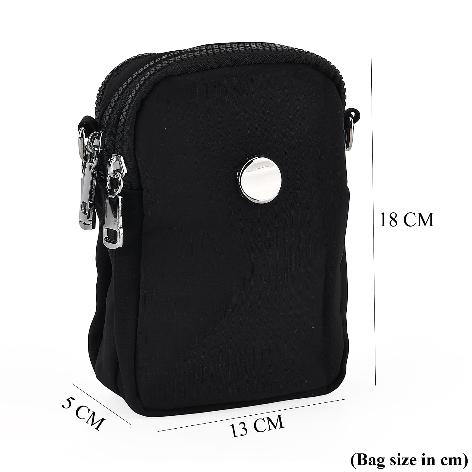 Crossbody Bag (Size - One Size) - Black