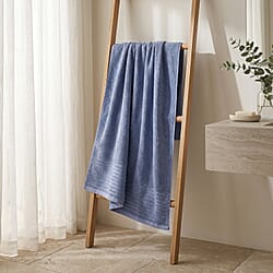 LIVMORE Premium Large Bamboo Bath Sheet (160 x 80cm) - Sand
