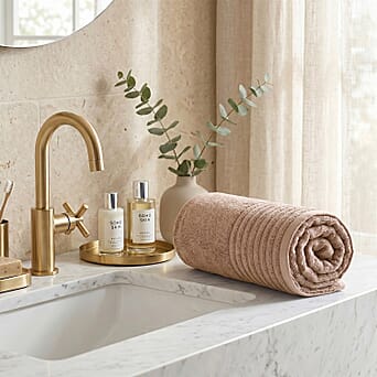 https://tjcuk.sirv.com/Products/85/0/8503788/LIVMORE-Bamboo-Patterned-Towel-Size-160x1-cm-Brown-Pink_8503788_3.jpg?w=342&h=342