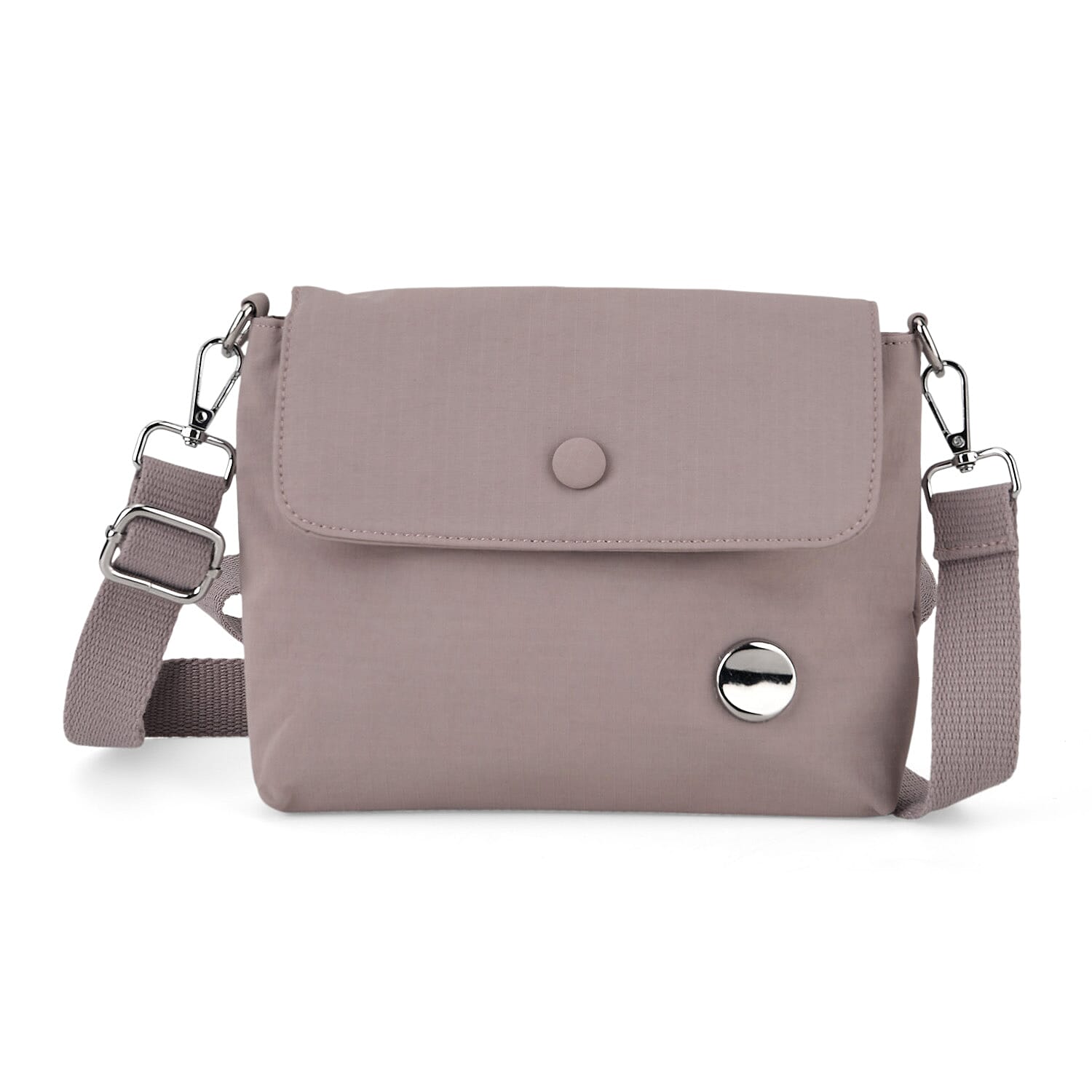 Sling Crossbody Messenger Bag - Light Grey